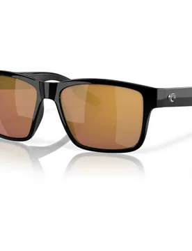 Lunettes De Soleil Polarisées Paunch Xl Black Gold Mirror 580G unisex - Costa - FashionsVida
