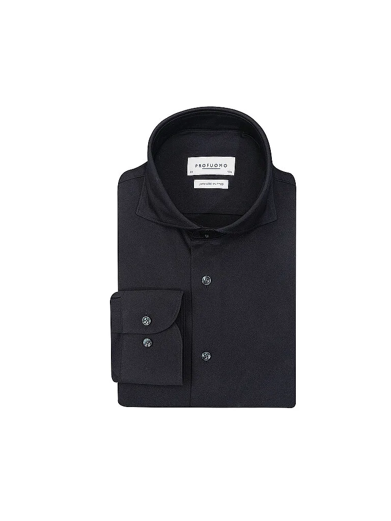 Chemise Slim Fit bleu marine 44 - Profuomo - FashionsVida