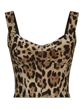Dolce & Gabbana Top leopardato