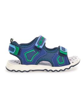 Sandalo 13502 Blu con sottopiede in pelle 33