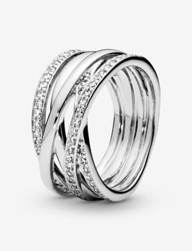 Anello Fascia Intrecciata 190919CZ