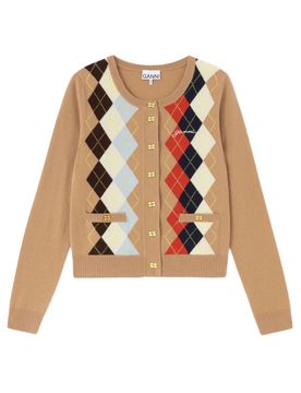 GANNI Maglie Camel