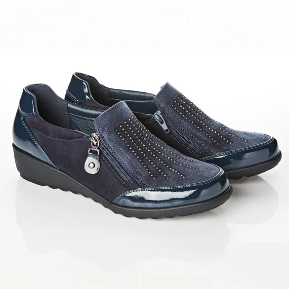 Komfortschuh "Jessica" dunkelblau - 3Pagen - FashionsVida