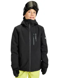Jungen Snowboardjacke Side Hit Solid schwarz 134-146 B
