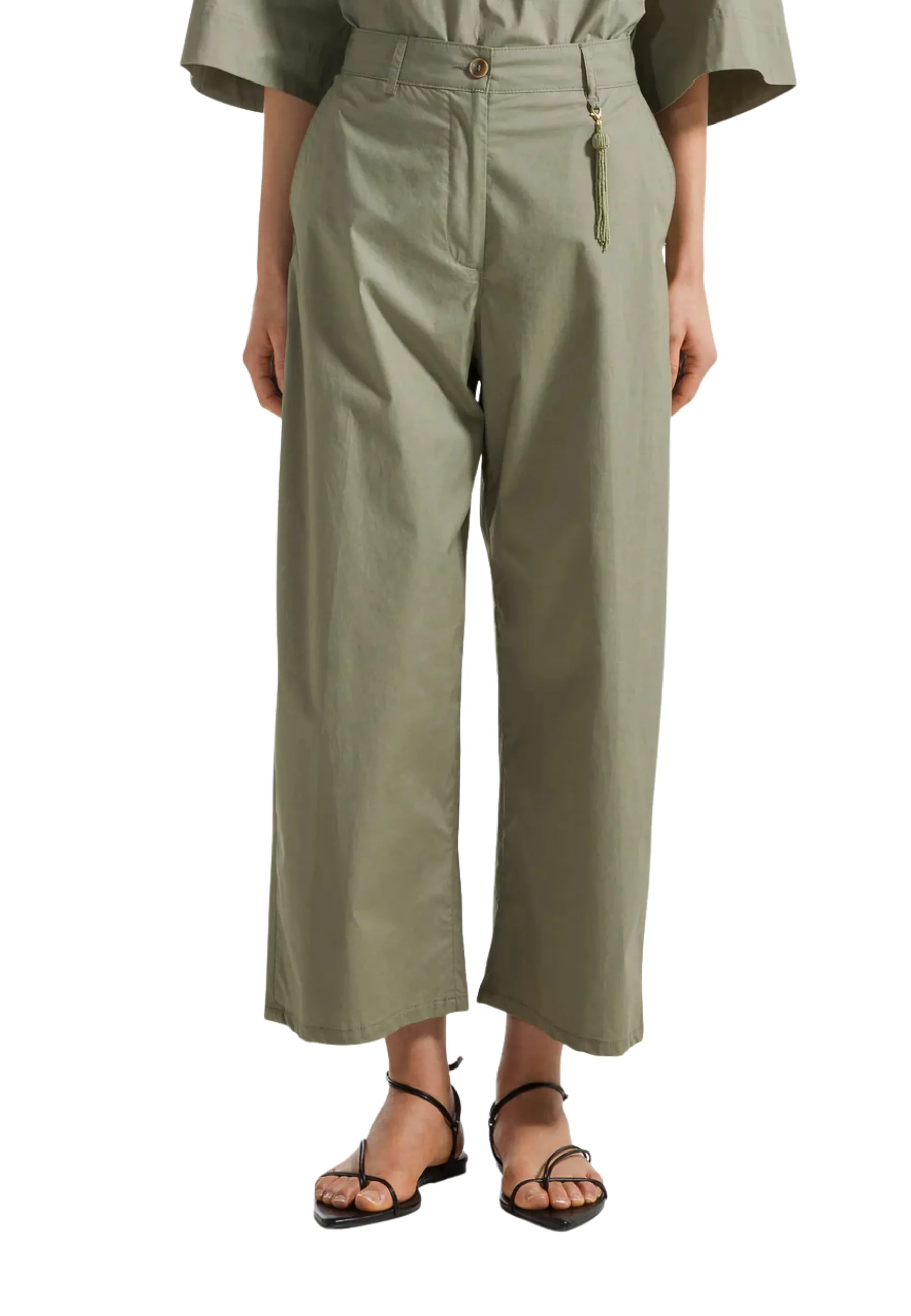PANTALONE Donna ACCESSORIO CON PERLINE - Seventy - FashionsVida