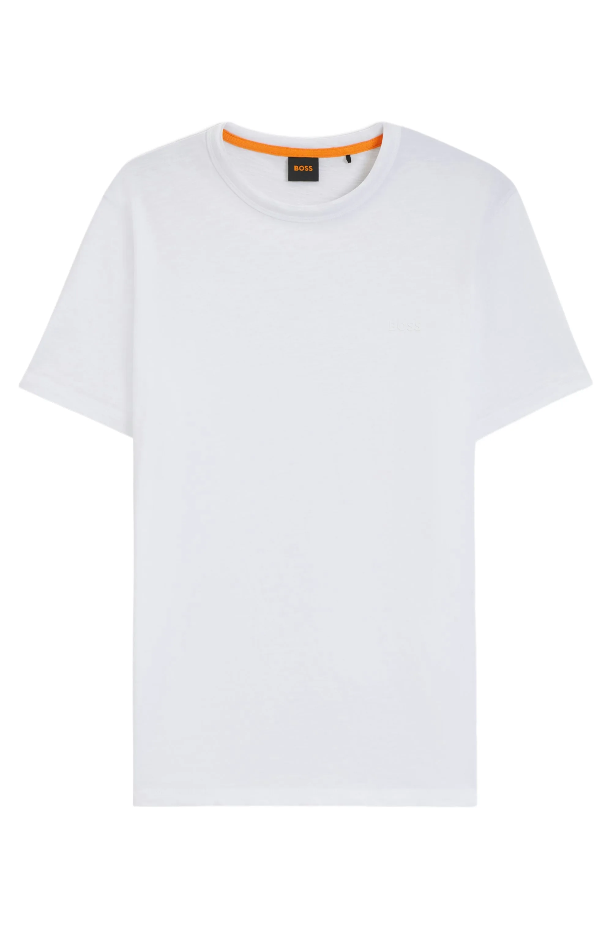 Orange T-Shirt mit Logo Tegood Weiß L - BOSS - FashionsVida