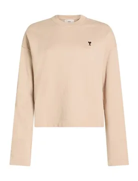 Sudadera Mujer Beige XS,XXL Mujer - Ami Alexandre Mattiussi - FashionsVida