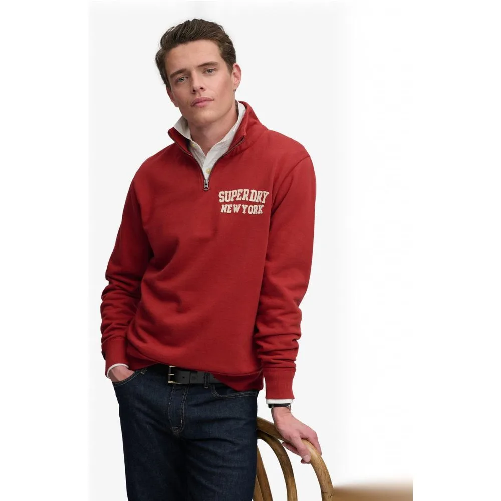 Sudadera de hombre Vintage Athletic media cremallera - Superdry - FashionsVida