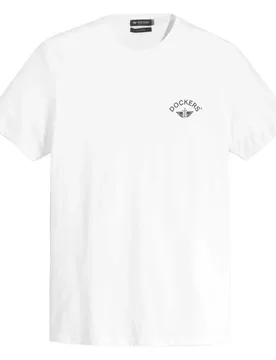 Maglietta A Maniche Corte Logo Stencil 1 Fan Tee Lucent W S - Dockers - FashionsVida