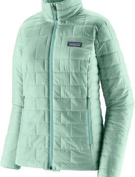 Warme Stepp-und PrimaLoft® Daundenjacke W's Nano Puff Jkt Thin Ice für Damen Größe M Blau
