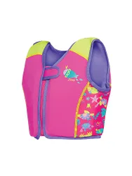 Chaleco salvavidas Super Star rosa 15-18 KG