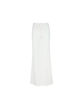 Self-Portrait Midi-jupe blanc L - Self-Portrait - FashionsVida