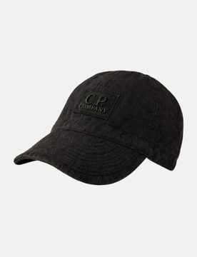 Kappe mit Logoprint Schwarz