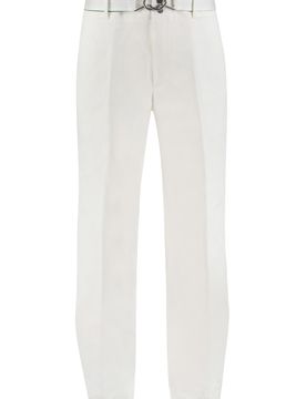 Cotton Trousers for Men with Removable Belt