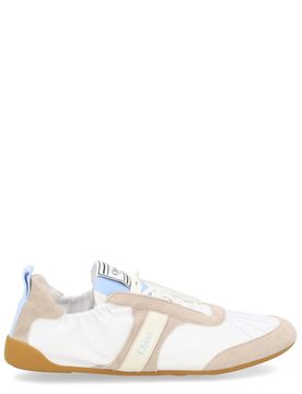 CHLOÉ Fabric and Suede Sneakers