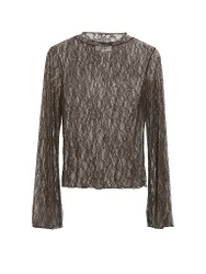 T-shirt à manches longues marron 38