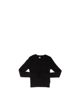 IDO Maglia a costine NERO S