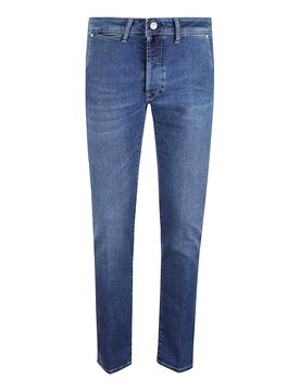 Pantalone nel tratto di denim cotone