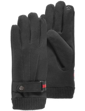 Gants tissu microfibre Noir noir S/M