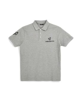 Polo grigio melange in cotone AH24SS152 XL