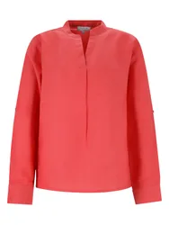 V-Bluse,uni, Krempelärmel female