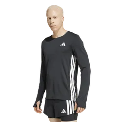 Adizero Long Sleeve Long-sleeve Top Herren T-Shirts - Schwarz - Größe XXXL - Poly Mesh Black XXXL