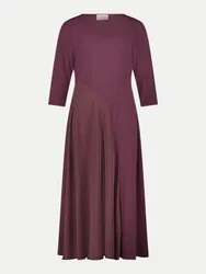Kleid Lang 3/4 Arm Violett 44
