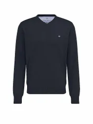 Pull-over bleu marine S