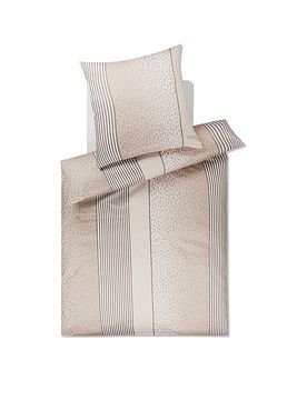 Joop Ropa de cama de satén LEO 70x90cm / 140x200cm arena beige