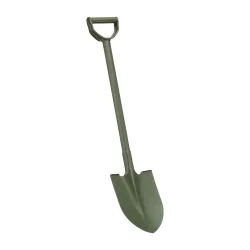 Schaufel Typ I D-Griff Stahl oliv Default Title adult