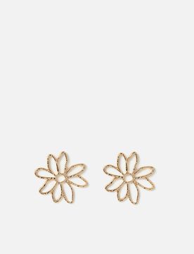 Elina large flower earrings