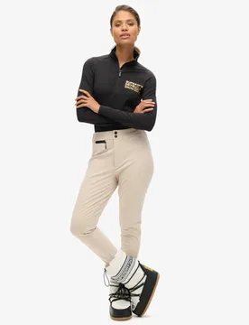 Superdry Damen Ski Luxe Schneeleggings Grau - Größe: 42 - 199.99 - FashionsVida