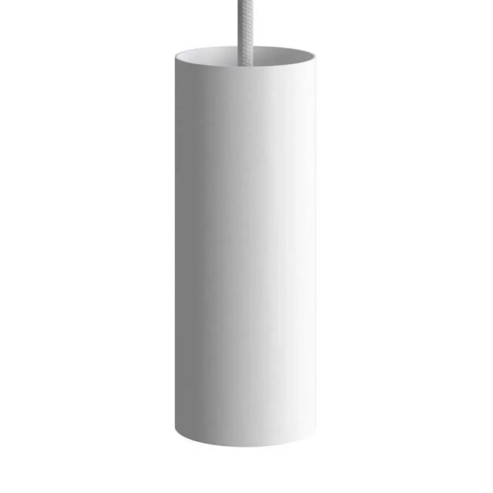 Cables Lampe Suspendue Avec Ampoule Textile Tub-e14 1.9 M White One Size - Creative - FashionsVida