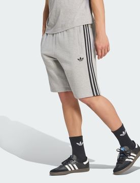SHORT 3 STRIPES M Medium Grey Heather / Black