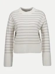 Robert Ley Pullover Ringel Weiß 42