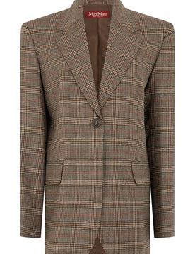 Checkered Virgin Wool Jacket