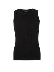 Tanktop ajustado Olina negro M
