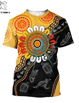 Summer Unisex t shirt 3D Printed Aboriginal Australia Kangaroo Turtle Lizard T-Shirt Street Trend Wild Unisex Tee shirt TTD06 - Aliexpress - FashionsVida