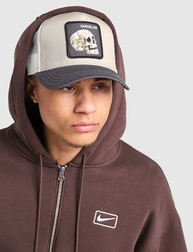Skull Cap - Damen, Braun - female - Size: One Size