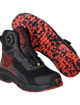 Chaussures De Sécurité Larges Black / Red / Black EU 48