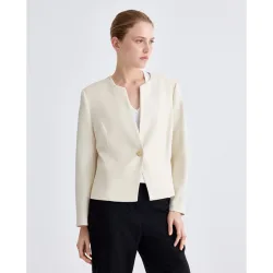 Chaqueta de mujer lisa, manga larga