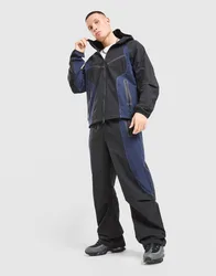 Mens Pantaloni della Tuta Tech Pro Oversized Woven - Nero, nero nero Uomo taglia M