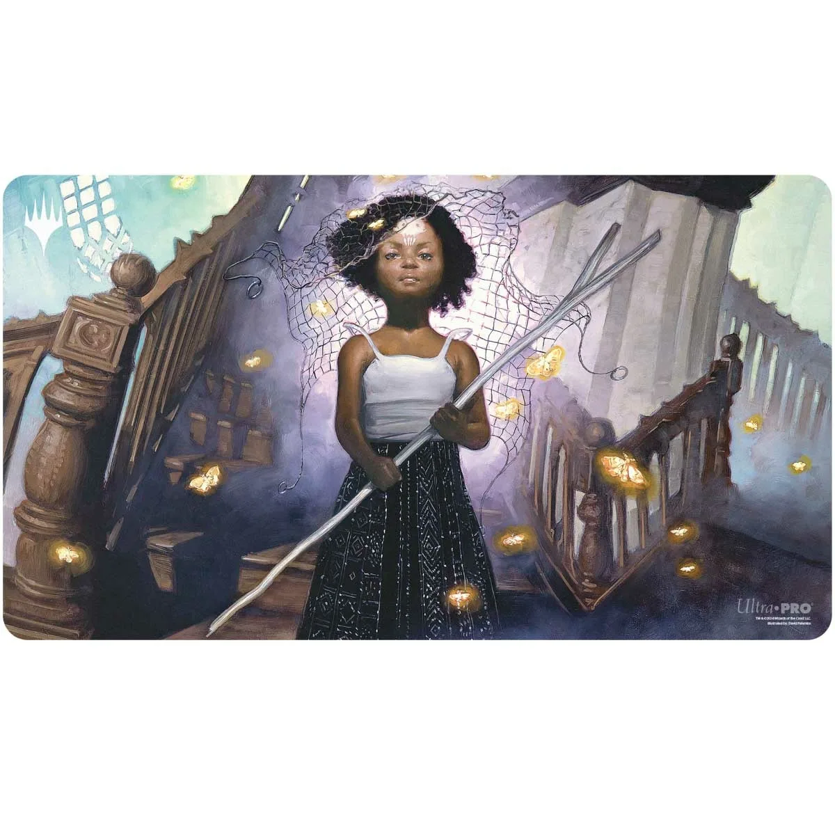 MTG Duskmourn Playmat featuring Aminatou, Veil Piercer (Commander) - Ultra PRO - FashionsVida