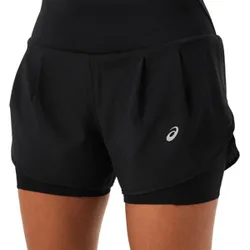 ROAD 2-N-1 3.5IN SHORT Damen Performance Black/Performance Black XS