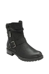 Women's 'Jemma' Zip-Up Ankle Boots in Black Size: 6 - Black - Size: 6