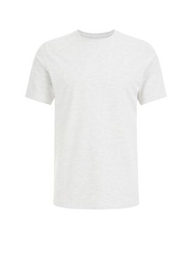 WE Fashion Camiseta blanco moteado