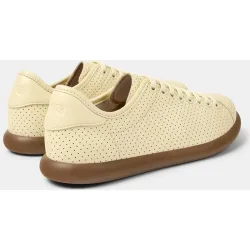 Zapatillas de piel de mujer pelotas soller con cordones