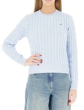Maglione girocollo AZZURRO CHIARO XS - Tommy hilfiger - FashionsVida