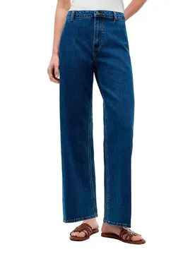 Jeans Taille Haute Ww0ww49967 Rian Wide Leg Rian 30