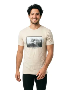 T-shirt à Manches Courtes Bent Chetler Chateau Gray M - Atomic - FashionsVida